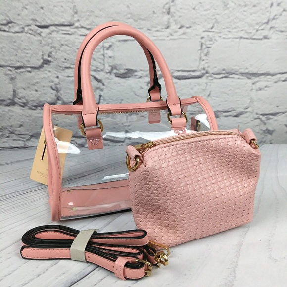 Handbags - Pink Clear Mini Bag